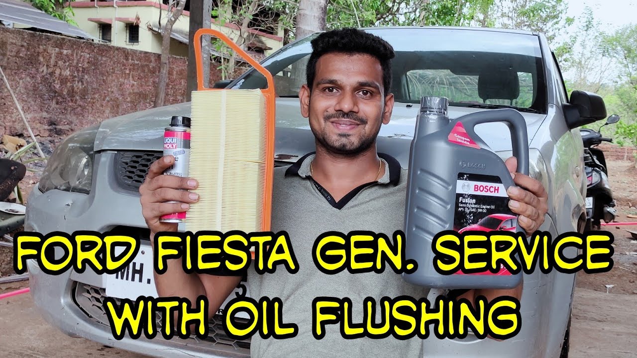 Ford Fiesta TDCI genral service With Engine Flush