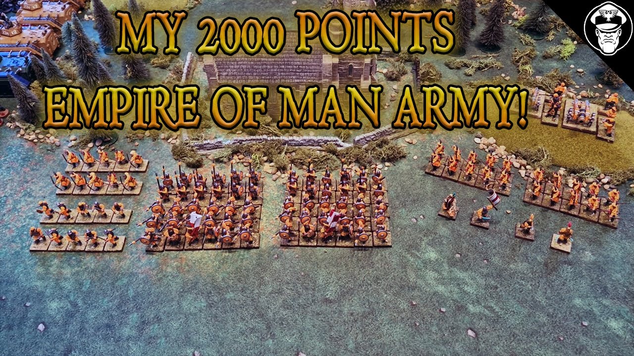 My 2000 Points Empire of Man Army! | The Empire | Warhammer The Old World