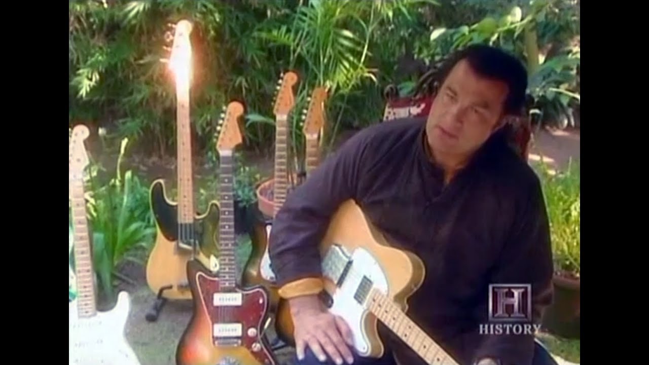 Steven Seagal's incredible guitar collection - SRV, B.B. King, Albert Collins