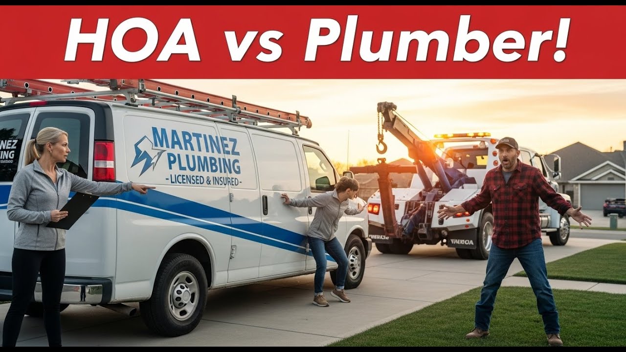HOA vs. Hardworking Plumber: The $50,000 Fight for the Right to Park His Van at Home