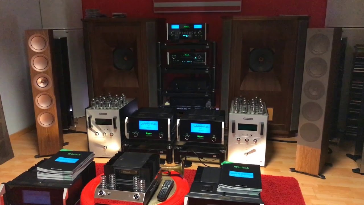 Sabor a mi - McIntosh MC601s drive KEF R11 loudspeakers... Delicious