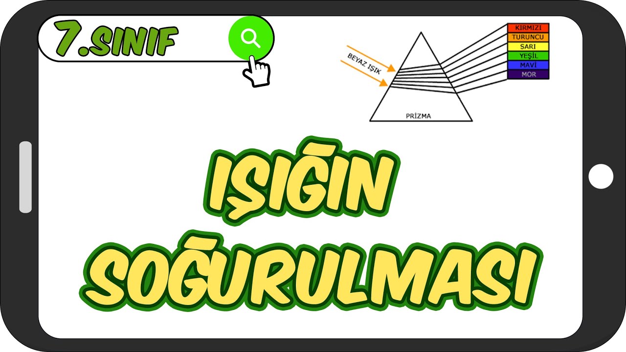 Işığın Soğurulması / Akıcı Konu Anlatımı 🌈 7.Sınıf Fen #2023