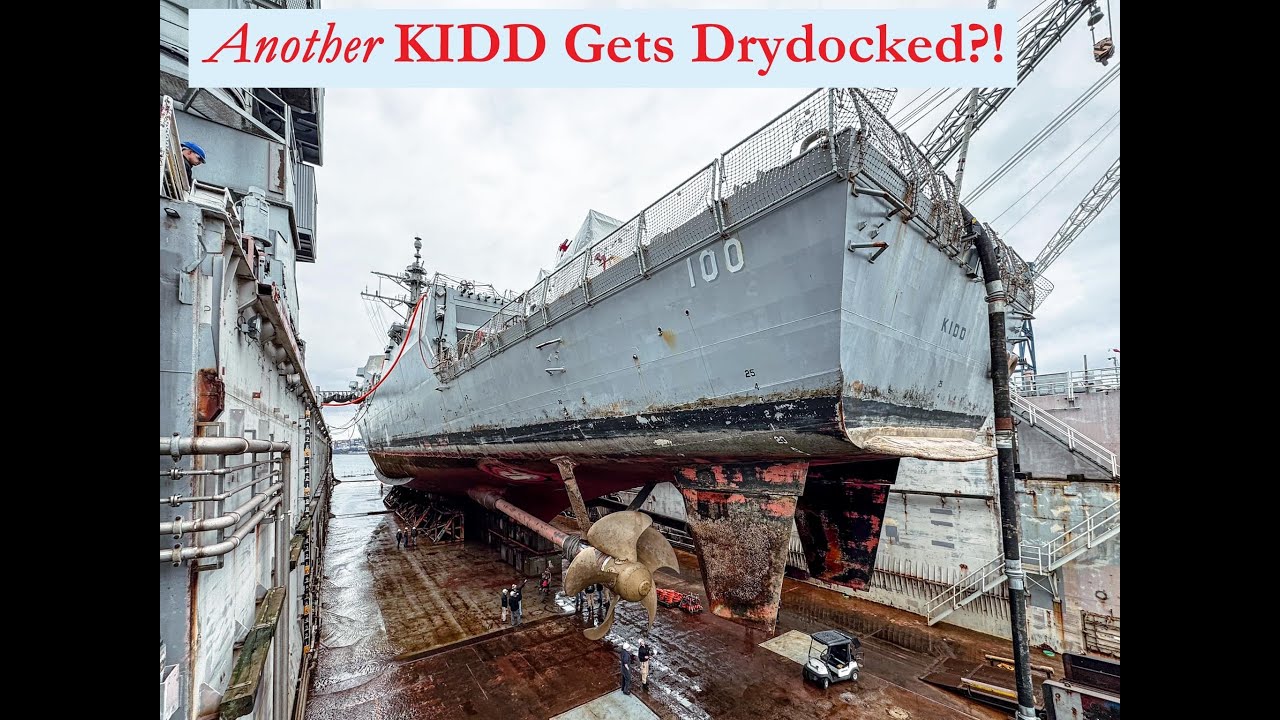 Another USS KIDD Gets Drydocked: 