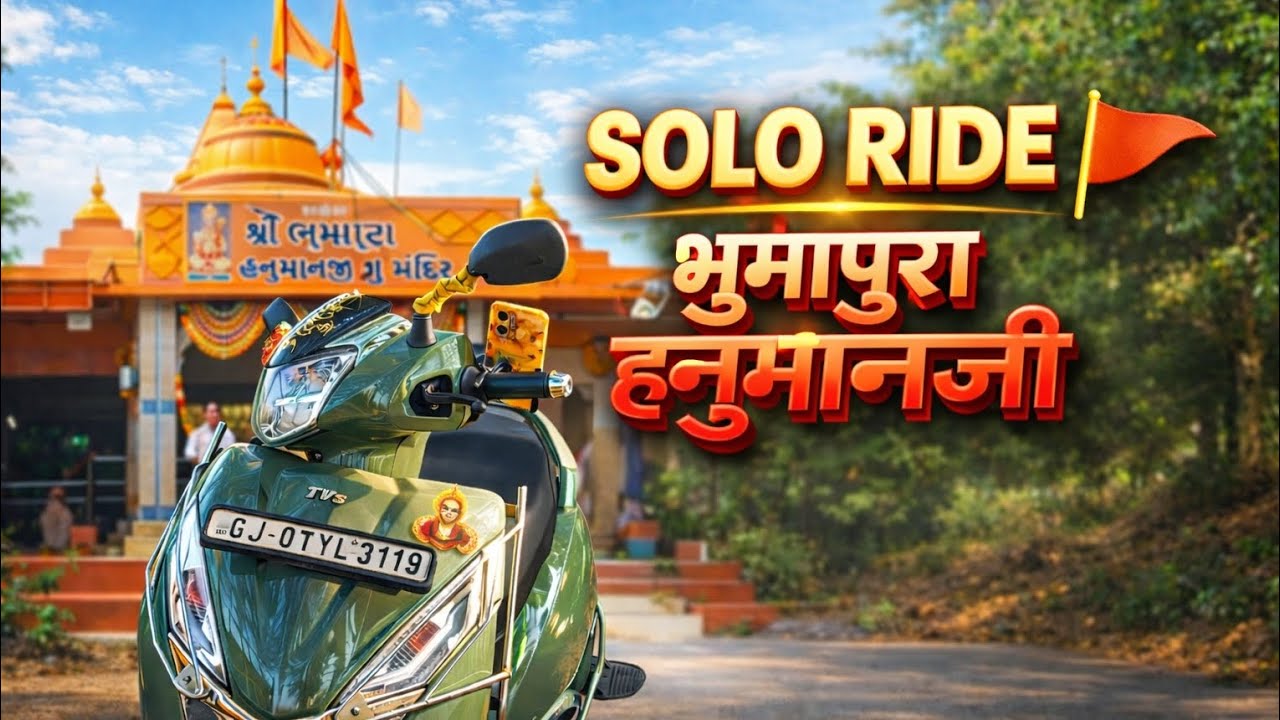 SOLO RIDE 🚩 | Bhumapura Hanumanji Mandir | Peaceful Bike Ride | GABBAR RIDES