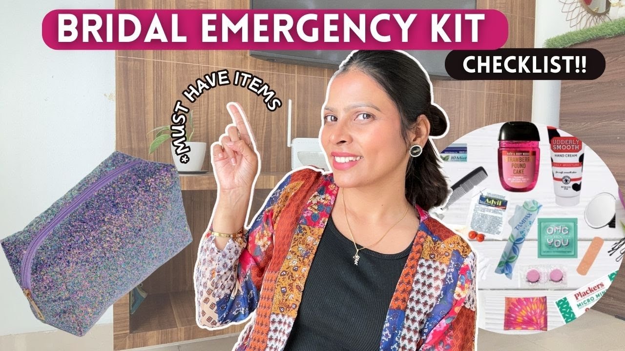 *Must Have* BRIDAL EMERGENCY Kit | TOUCH UP Kit Essentials💕All You Need #brideessentials