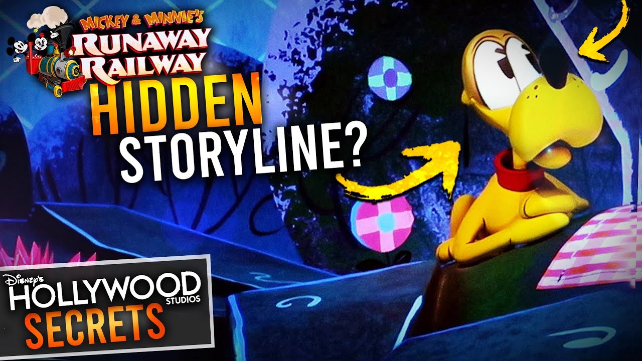 ExploraStories | The SECRET PLUTO STORY on RUNAWAY RAILWAY | Hidden Mickeys, Easter Eggs & More!