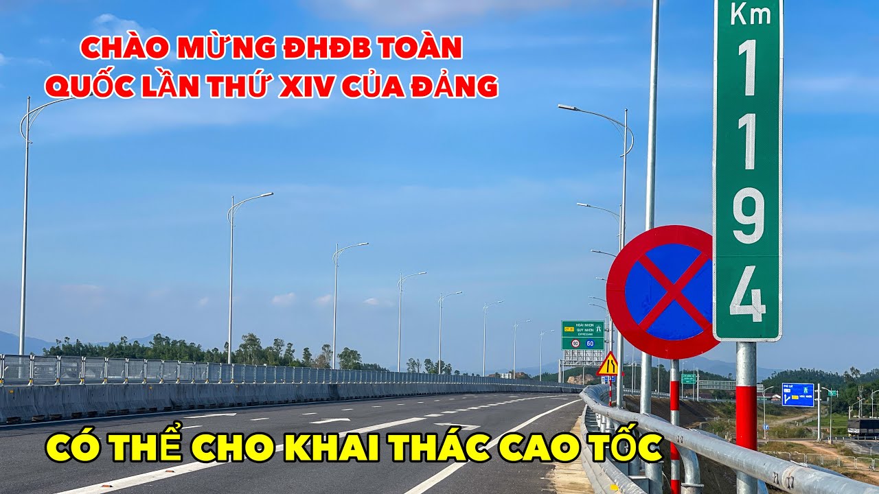 CÓ THỂ CHO THÔNG XE CAO TỐC ĐỂ CHÀO MỪNG ĐHĐB TOÀN QUỐC LẦN THỨ 14  CỦA ĐẢNG