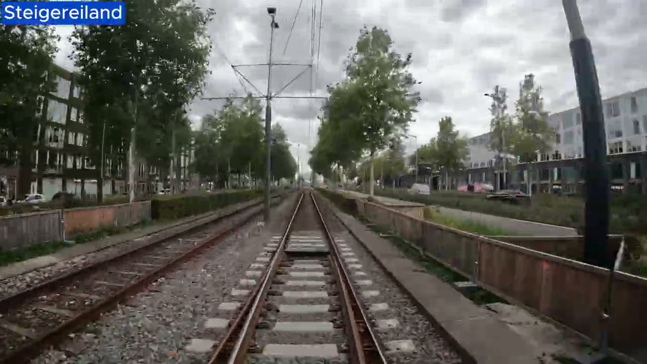 GVB Amsterdam Tramlijn 26 IJburg - Centraal Station | Siemens Combino | Augustus 2025 | Sail 2025