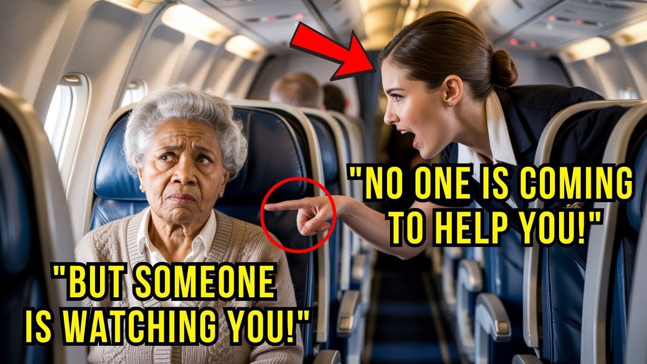 Flight Attendant Kicks a Weak Old Lady Off Plane, 5 Minutes Later She’s Fired in Front of Eve