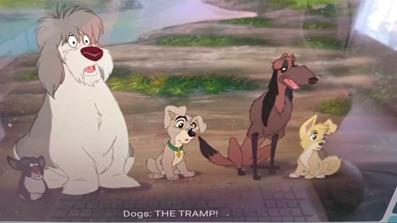 Lady & Tramp Scamp Scene
