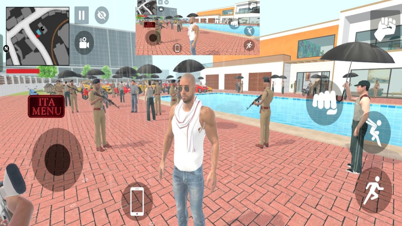 Franklin ka Z+ Police 🚓 Security 💥 | Franklin Buy Lamborghini 🤩 | india theft auto simulator | 👮