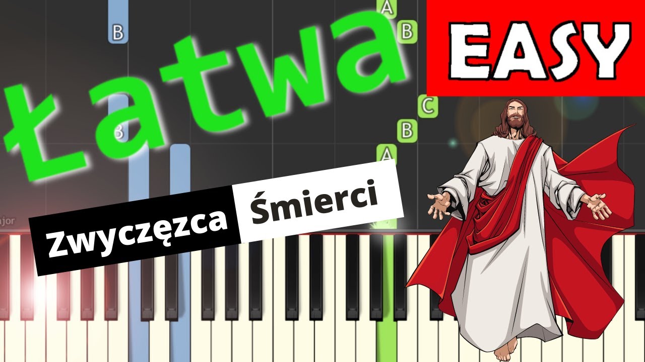 🎹 Zwycięzca śmierci - Piano Tutorial (łatwa wersja) 🎵 NUTY W OPISIE 🎼