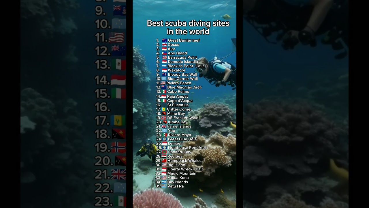 Best scuba diving sites in the world #scubadiving #scuba #diving