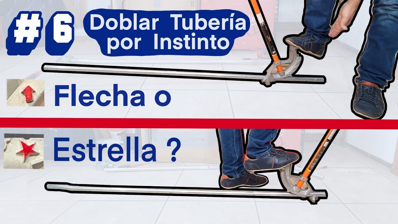 Como doblar tubos emt con la estrella y la flecha - Curso táctico de tubería eléctrica #6