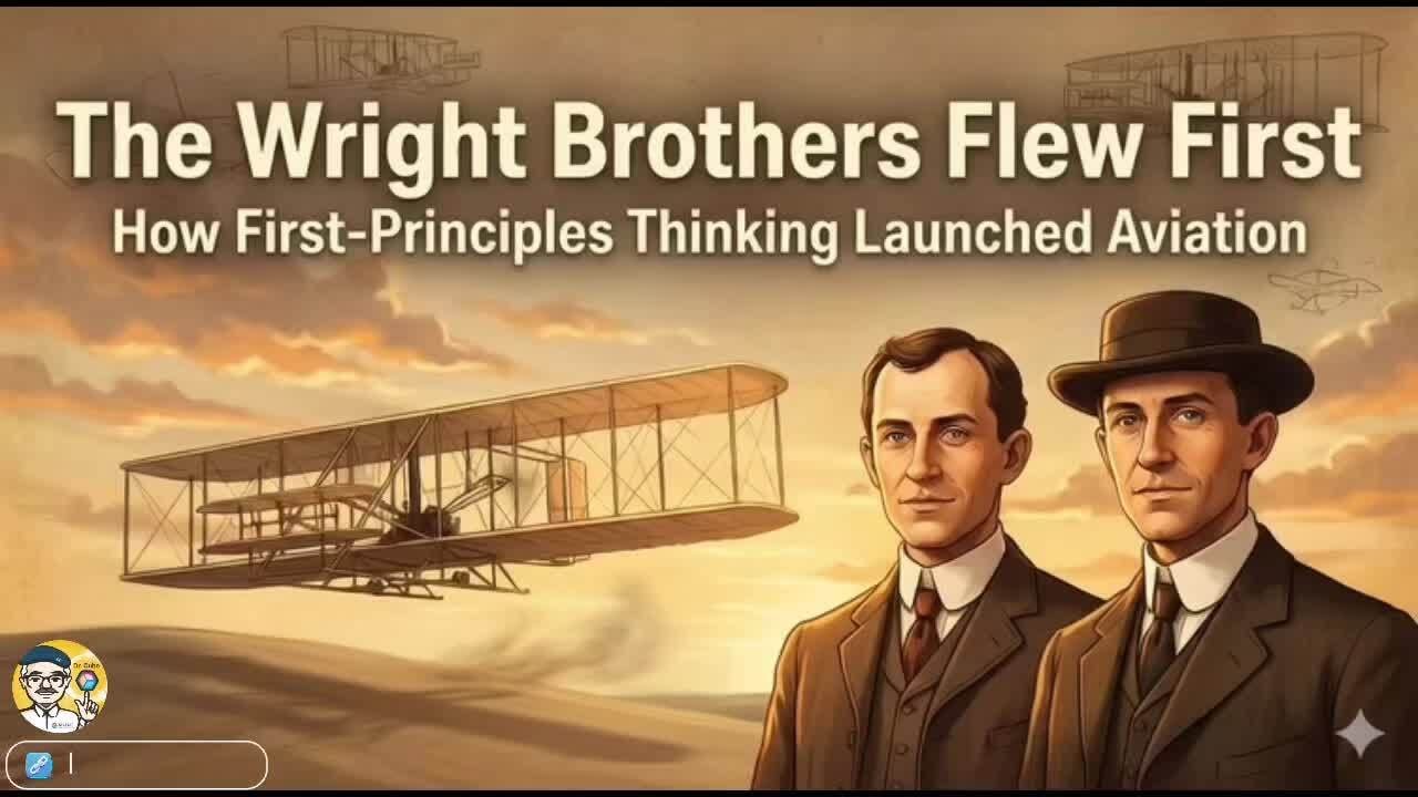 Wright Brothers and the Airplane | First Principles Explained | TACTBIT