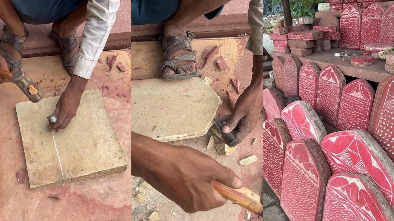 Grinding Stone Manufacturing From Scratch at Extreme Level | Grinding Stone Inside the Factory
