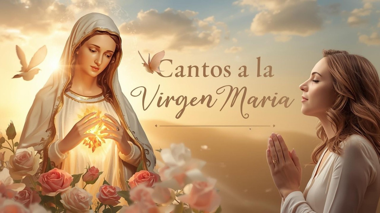 🌹 8 Hermosos Cantos a la Virgen María | Música Católica Tierna y Devocional 🌷 Cantos Marianos