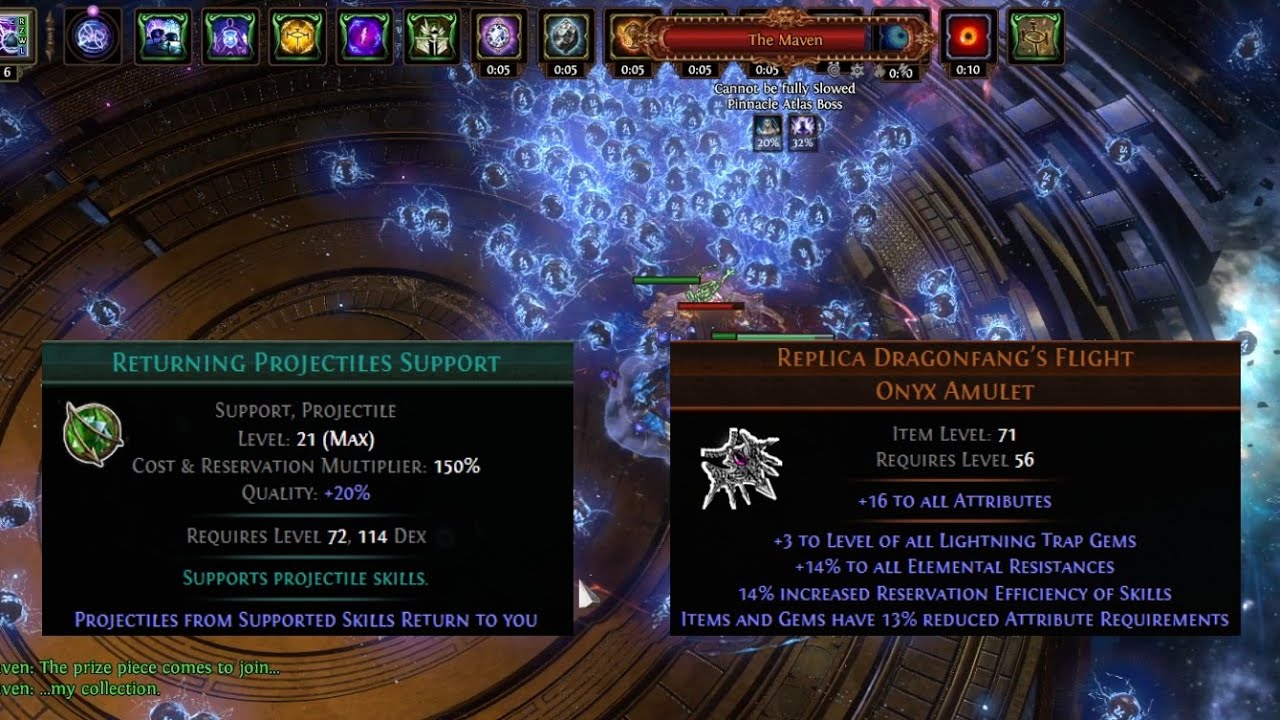 PoE 3.22 - Lightning Trap Saboteur - Build guide / Map showcase