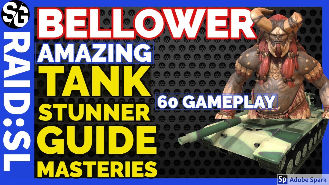 RAID SHADOW LEGENDS | BELLOWER TANK STUN GUIDE MASTERIES SPOTLIGHT | AMAZING!