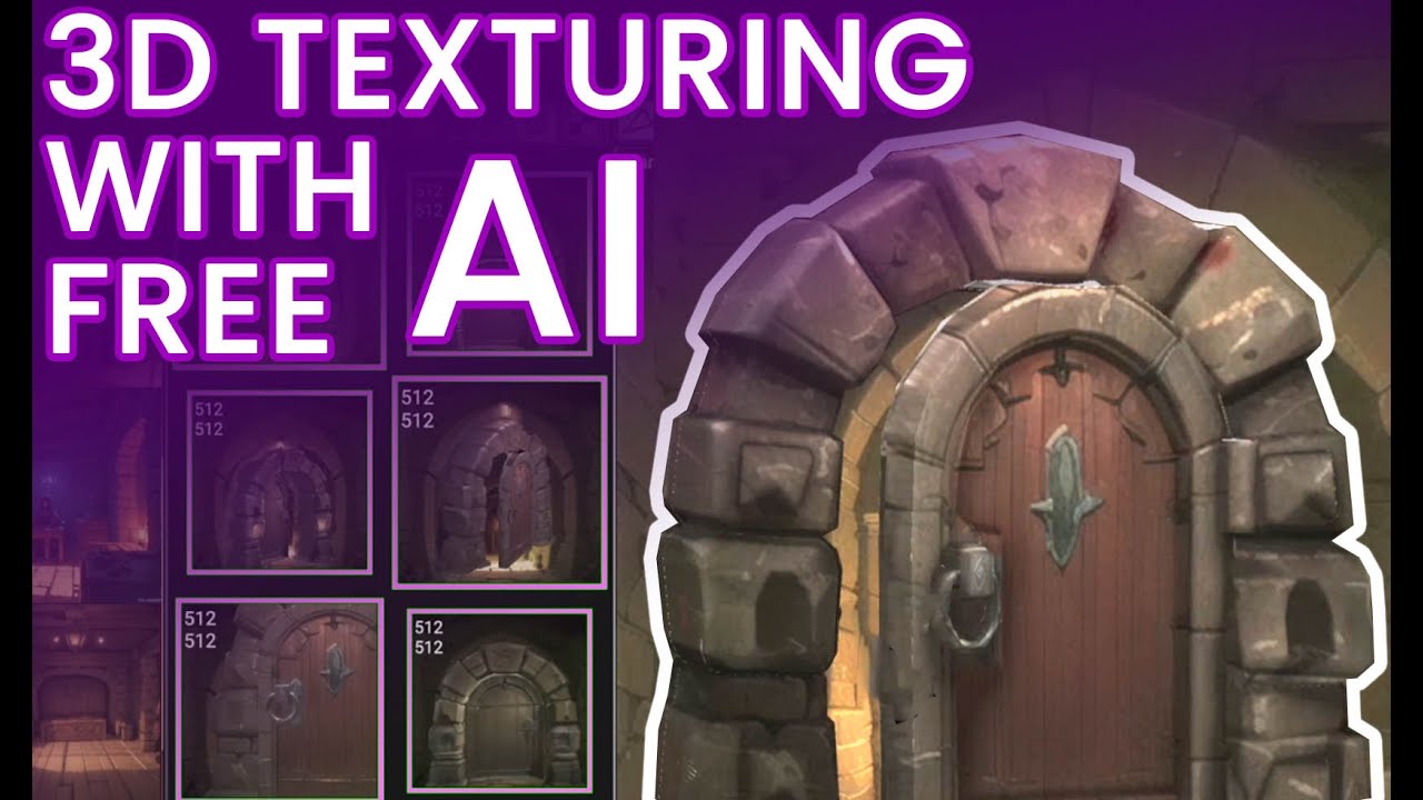 StableProjectorz v 1.0 - Texturing the Dungeon Door (Workflow example)