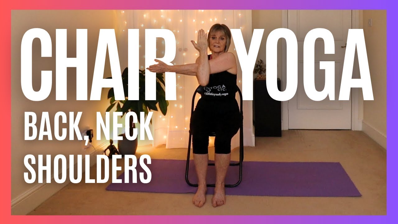 Chair Yoga for Seniors & Beginners | Upper Back, Neck and Shoulder Pain Relief