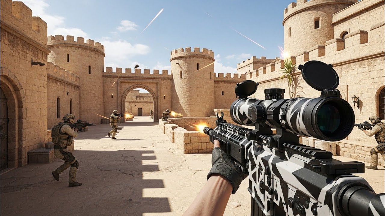Gun Strike Anti-Terrorists Shooting Game - Banduk Wala Goli Wala Game - Android GamePlay