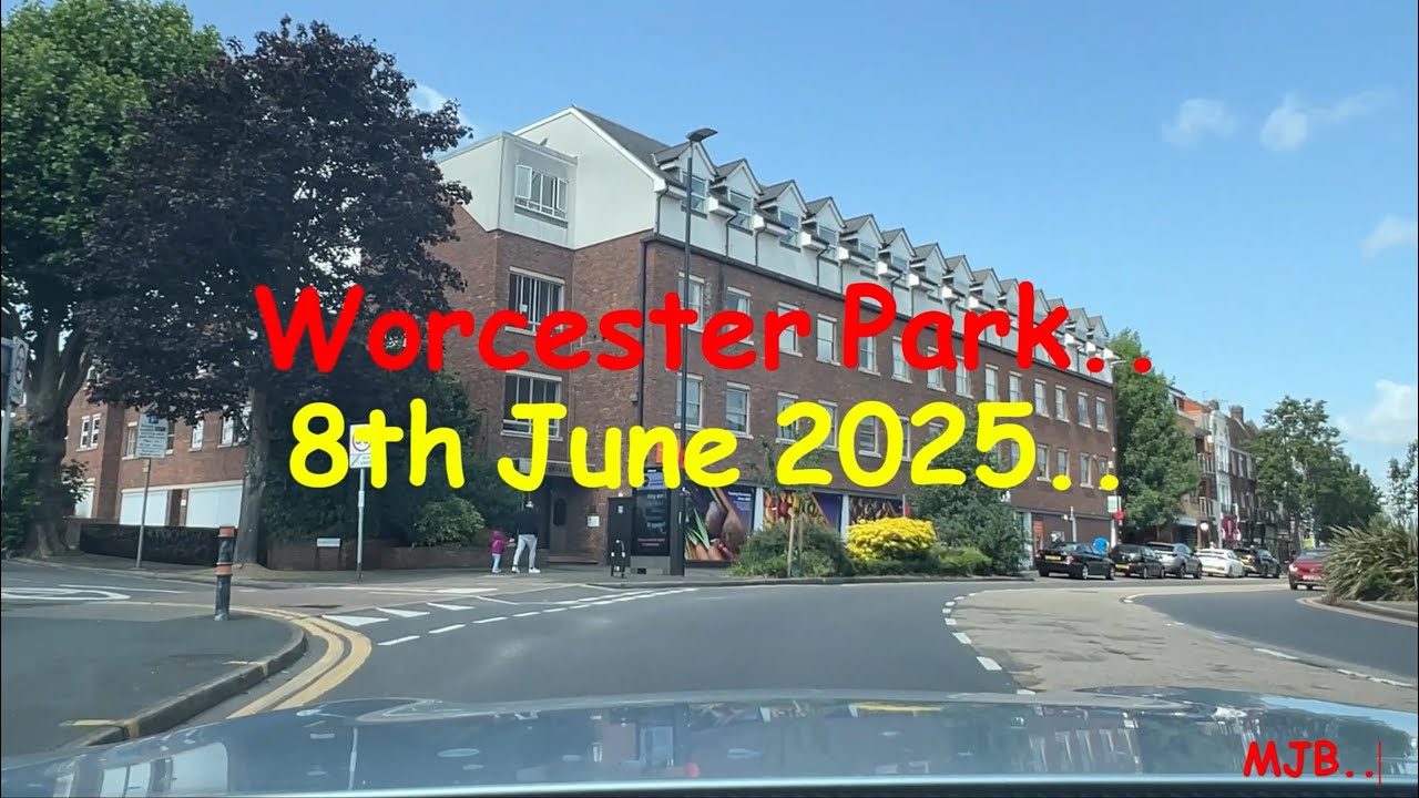 Worcester Park, Surrey drive, from The North End Tavern 2 the A3, 8th June 2025, feel free 2 share 😊
