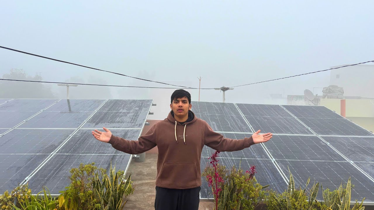 Finally Solar Panel Lagva Diye!!!!