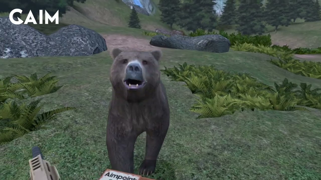 Hunt Bears, Birds, White Tail Deer and more in the GAIM Simulator for Meta Quest