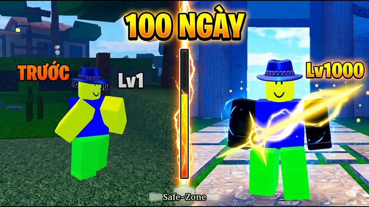 100 Ngày Bú Fame Sailor Piece. Cách lấy Haki và cách cày 1000 level nhanh nhất cho newbie.
