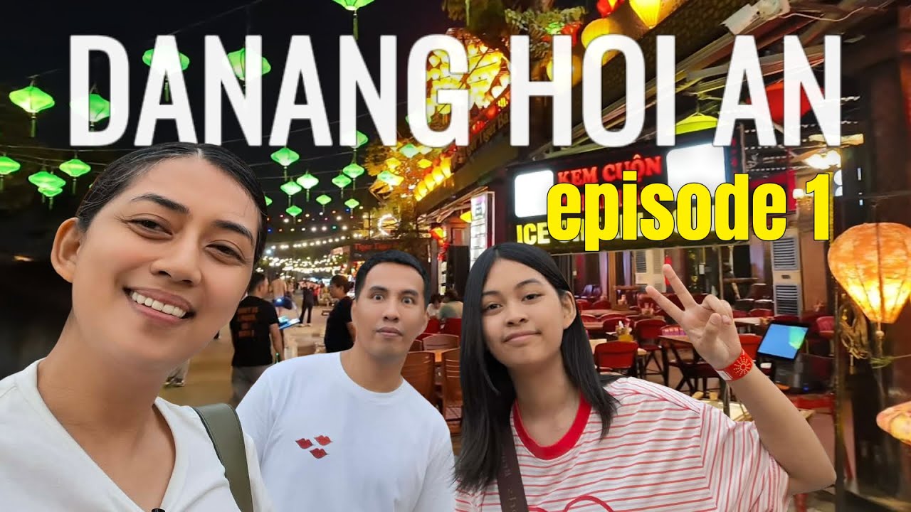 FIRST TIME IN HOI AN VIETNAM! 😍 Ancient Town Night Market & Lantern Boat Ride 🏮