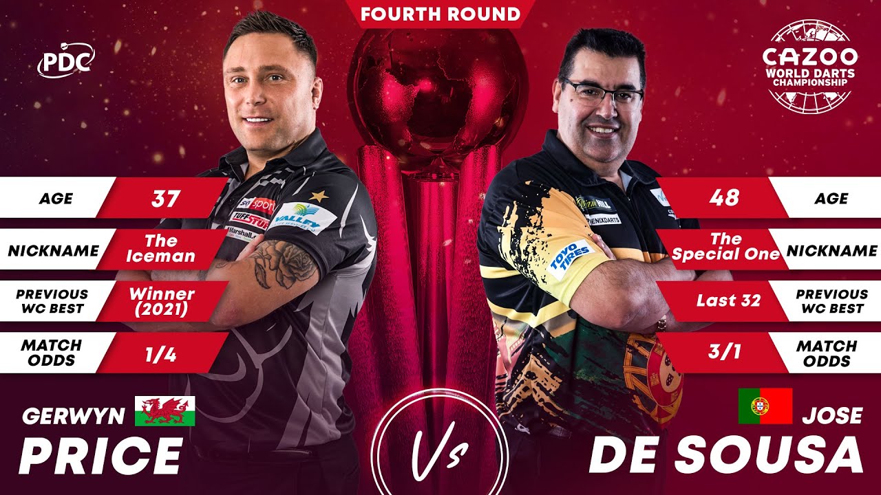 PDC World Darts Championship 2023 Last 16 Gerwyn Price vs Jose de Sousa 2022 12 29 HUN