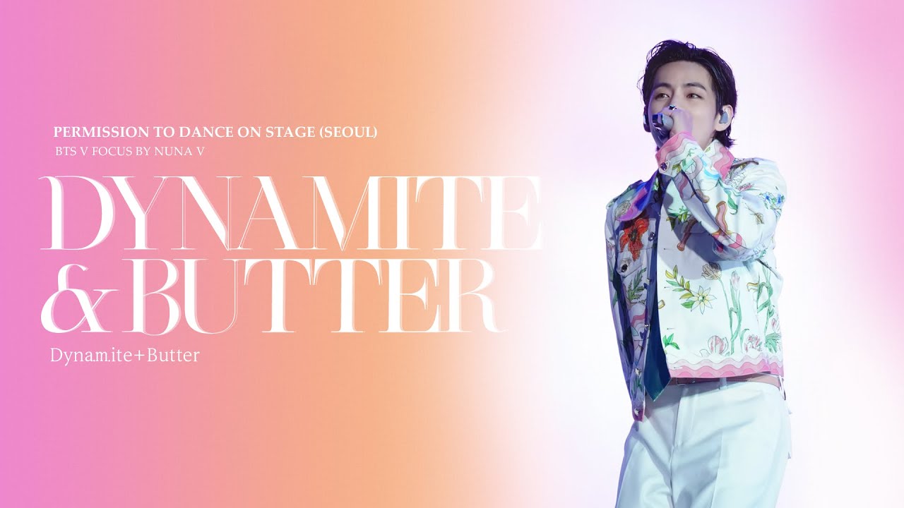 220312 Permission to Dance on Stage in Seoul - Dynamite+Butter / BTS V / 방탄소년단 뷔 (4K fancam)
