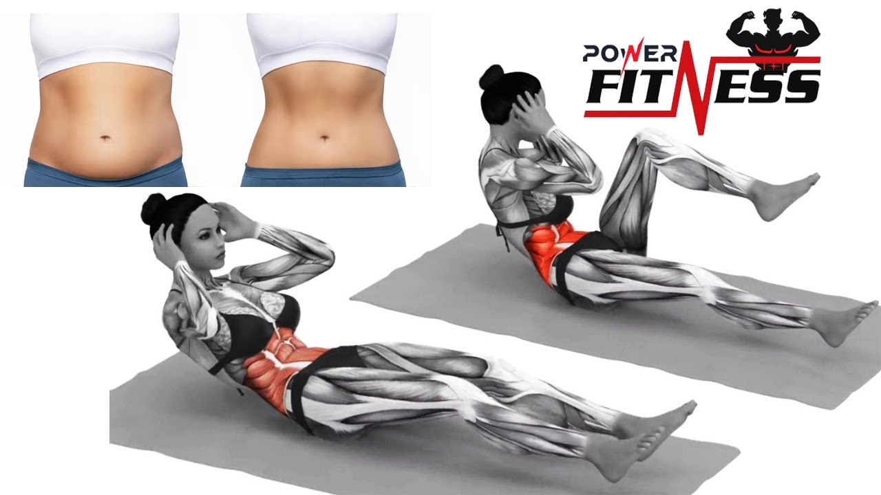 THE BEST EXERCISES TO GET A FLAT BELLY IN 7 DAYS By Power Fitness