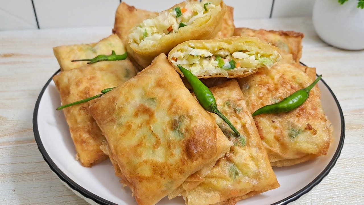 MARTABAK TELUR MINI KULIT LUMPIA ISI SAYURAN EKONOMIS COCOK UNTUK MENU BERBUKA PUASA ATAU IDE JUALAN