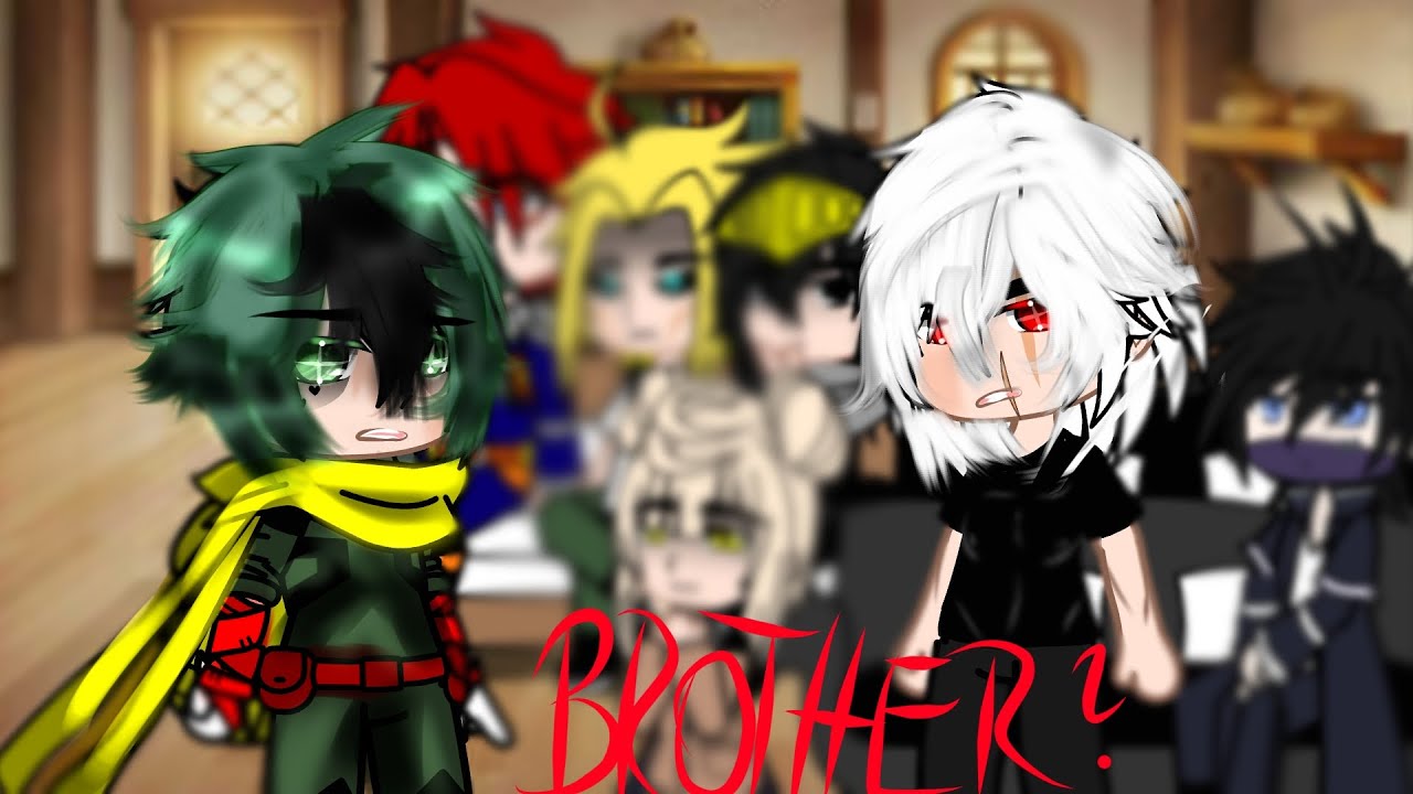 pro Heroes+villians react deku and shigiraki (shiggideku brothers) not ship!