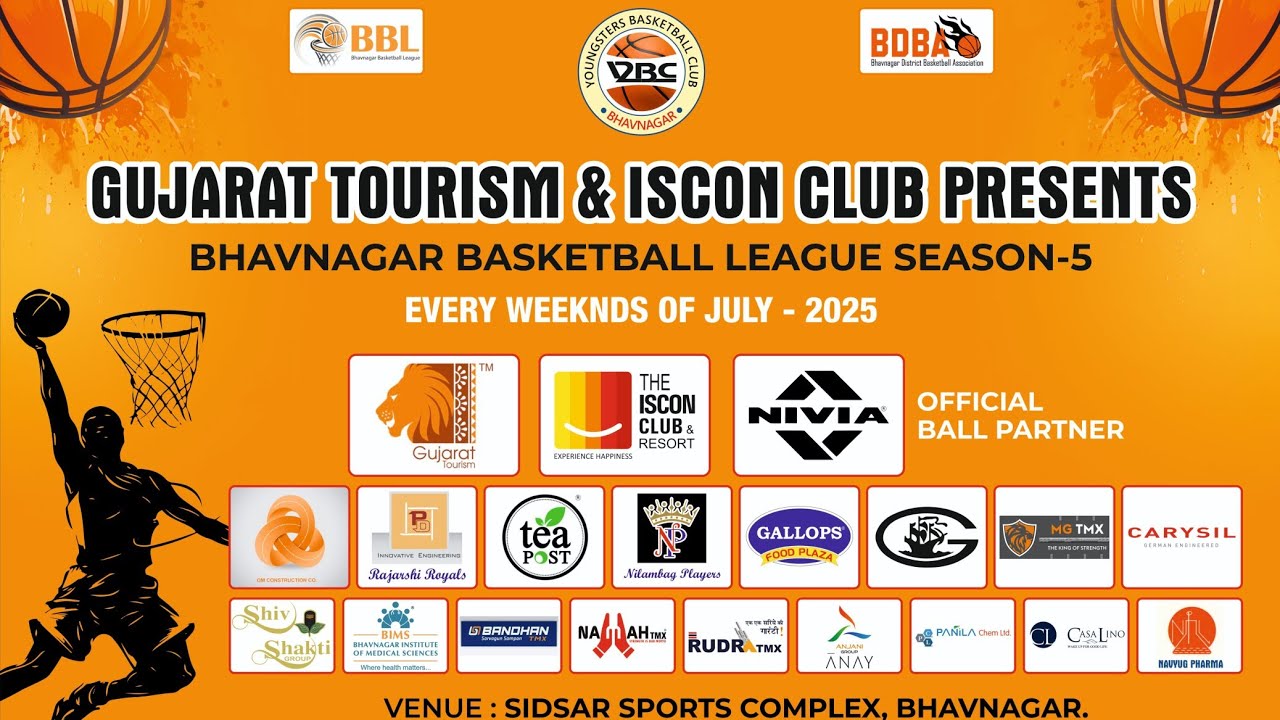 Bhavnagar Basketball League Season 5 | #fikarsaregaonki | #basketball | #bhavnagar