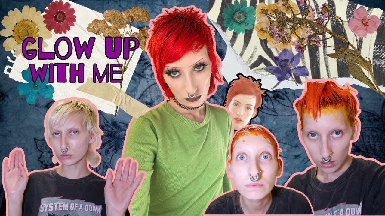 i crave change quite often (glow up with me...dyeing my hair and doing my makeup)
