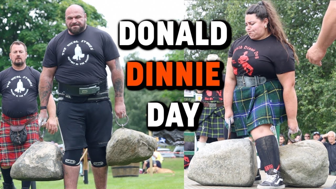 The World's Strongest Tackle the Scottish Lifting Stones: Donald Dinnie Day 2024