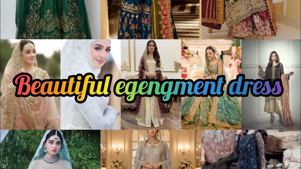 Elegant Engagement Dresses for Ladies | Stylish & Graceful Looks#trend#trending 