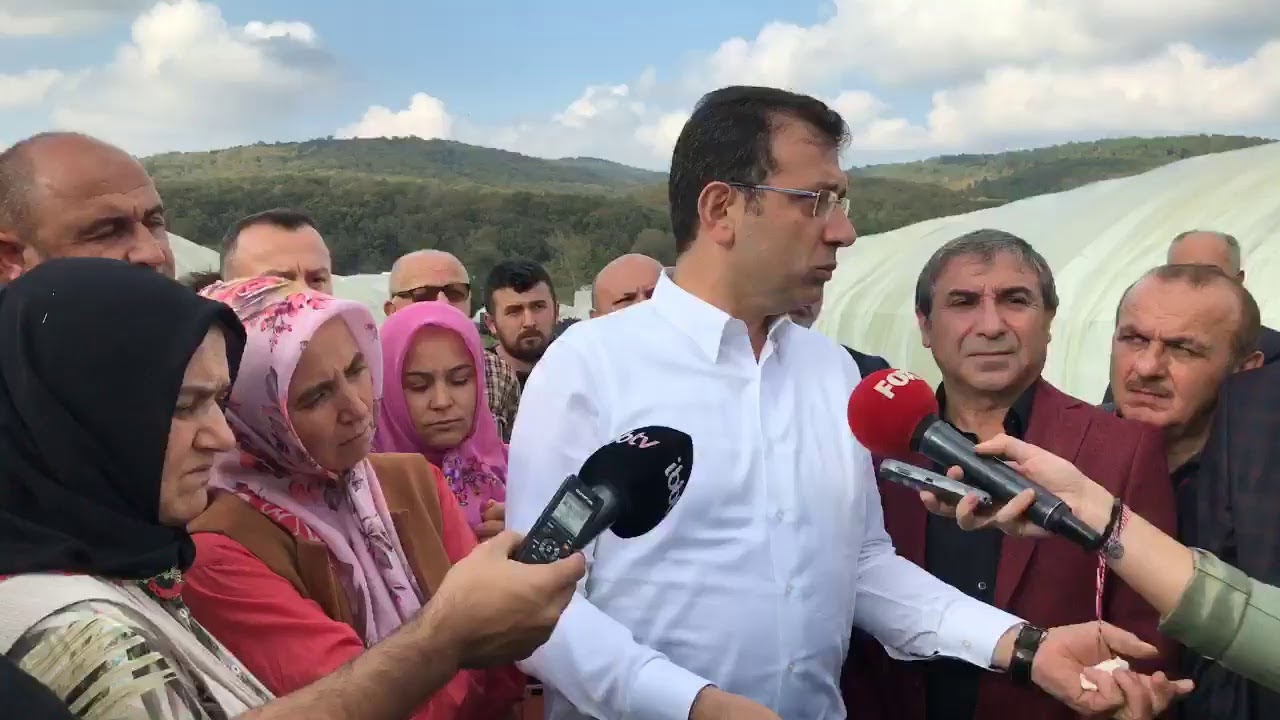 İstanbul’da tarımı destekleyeceğiz. Tarım yapılan köylerimizden Pendik Göçbeyli köyündeyiz.