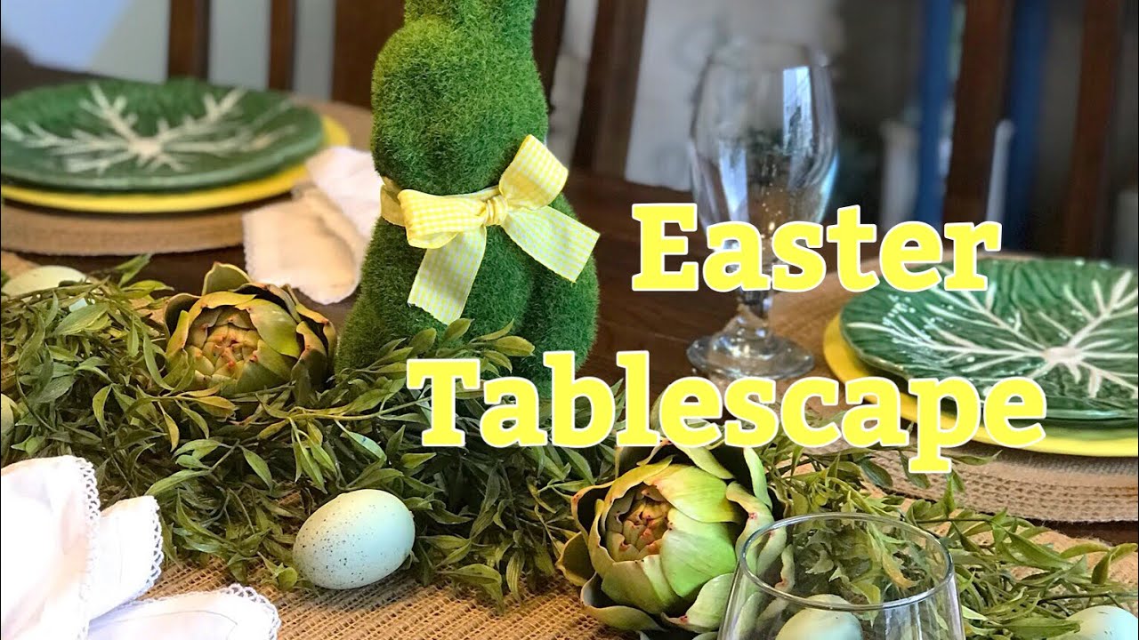 Easter Tablescape 2020