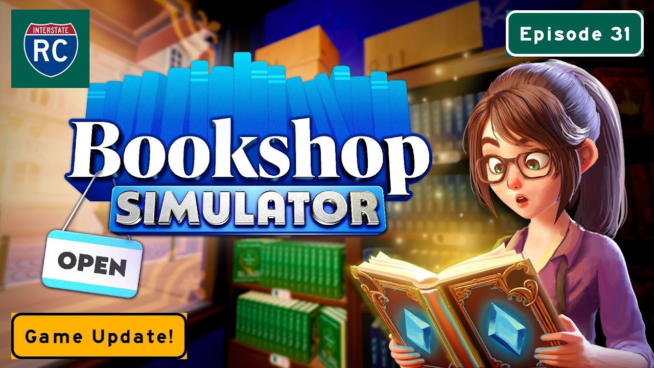 Bookshop Simulator UPDATE - The Cafe Has Employees Now, and More!  Episode 31