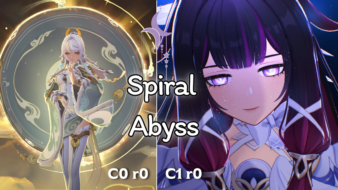 Flins C1r1 & Zibai C0r0 | Spiral Abyss 6.4 ( Luna 5 )  | Genshin Impact