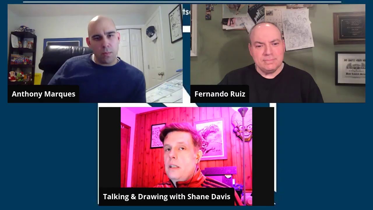 The Kubert School LIVE with Shane Davis!