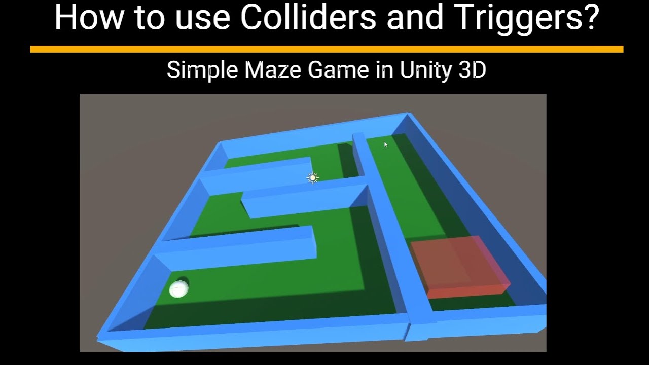 Unity 3D Maze Game Tutorial: Create a Simple Game with Colliders, Triggers & Keyboard Control | 2026