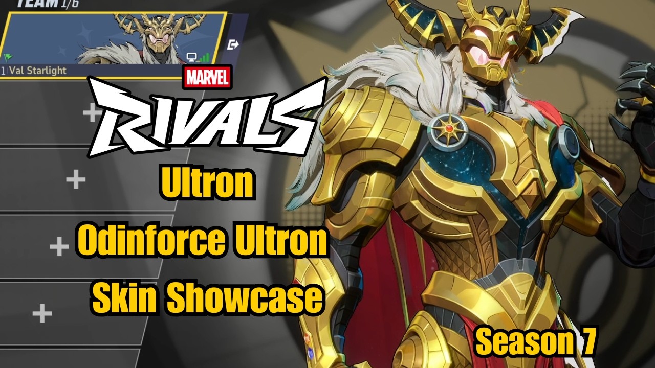 Ultron | Odinforce Ultron Skin Showcase | Marvel Rivals Gameplay Season 7 Early Access