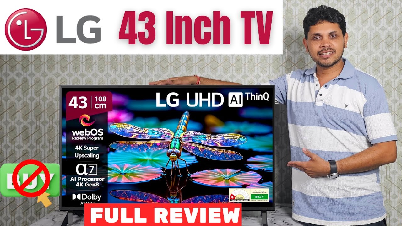 LG UA8200 43 Inch TV || Best 43 Inch TV 2026 | Lg ua 82 4k Smart TV Review