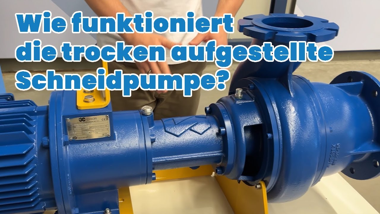 Trocken aufgestellte Schneidpumpe HPD