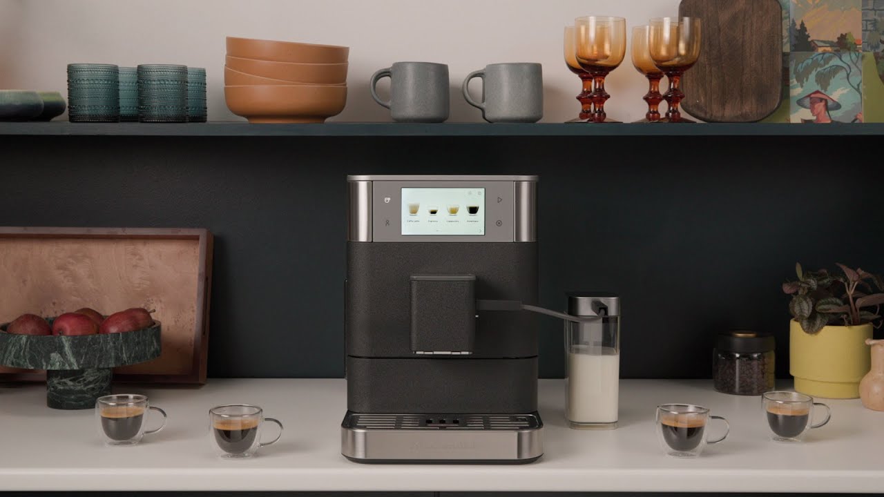 KitchenAid fuldautomatisk espressomaskine KF6, KF7 og KF8: s&aring;dan bruger du din nye maskine